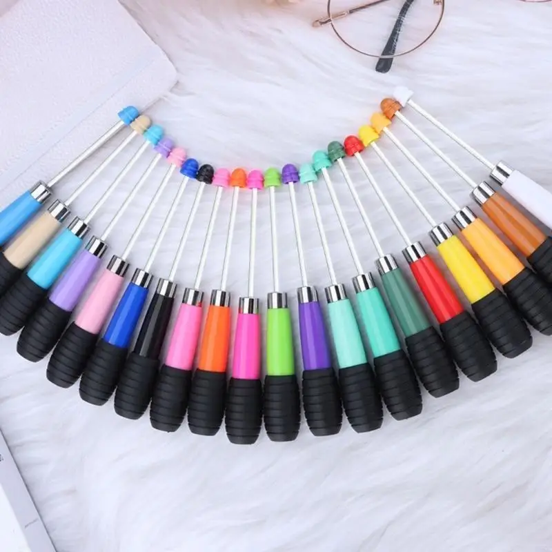 60 PCS BEAD PEN BEADS Beadable PEN تعبئة سلس كتابة عبوات PEN قابلة للاستبدال pen