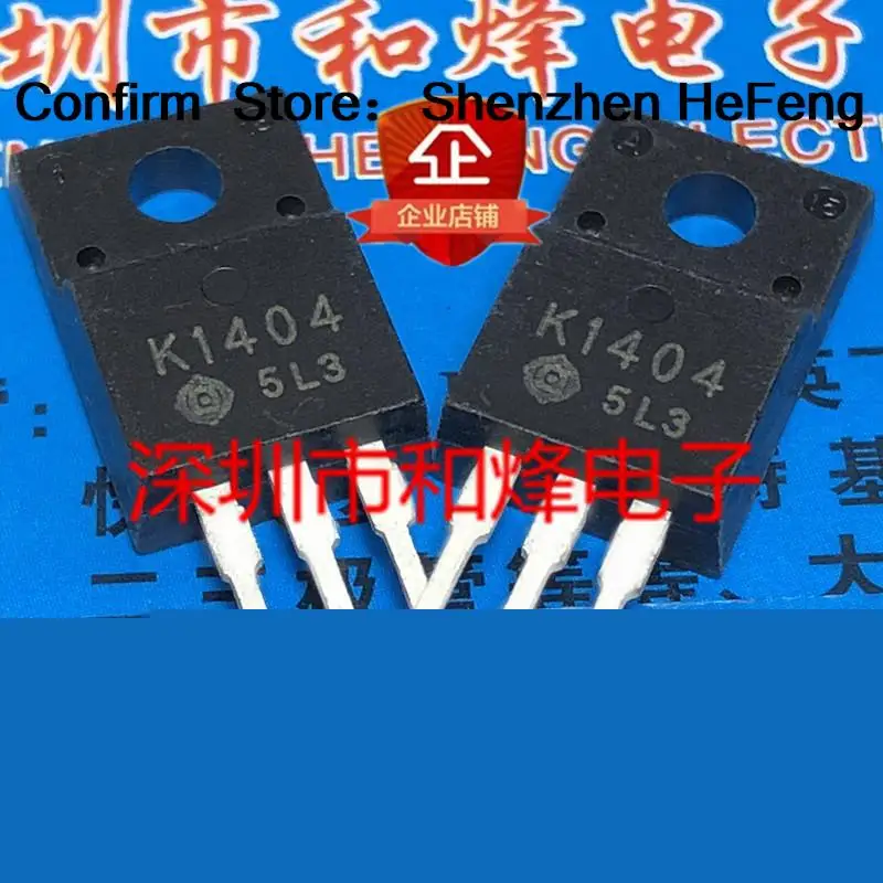 5PCS-10PCS K1404 2SK1404  TO-220F 600V 5A   Original On Stock Quicky Shipping