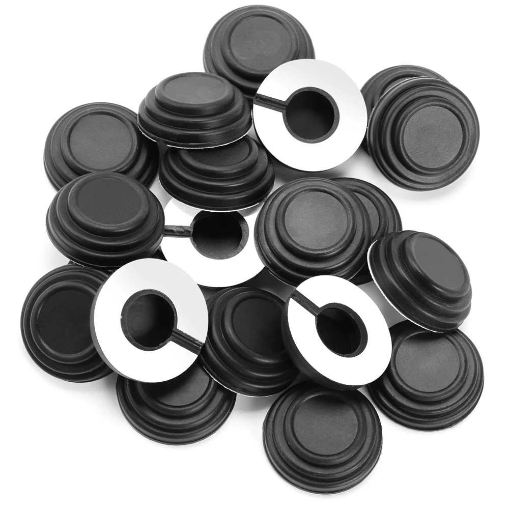 10x Car Door Trunk Shock Absorber Gasket Stickers Pad for peugeot 206 207 307 308 407 508 for Mitsubishi asx lancer outlander