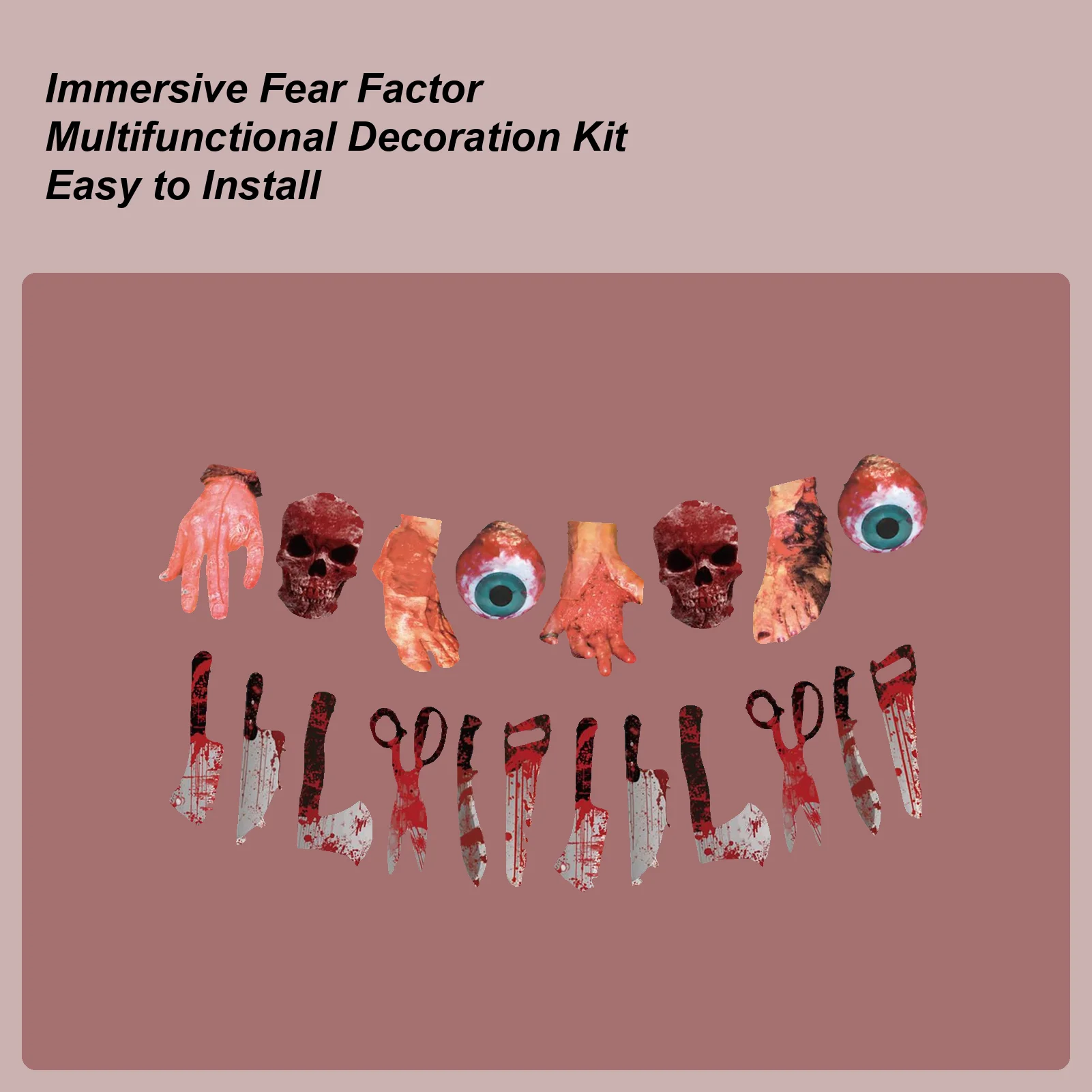 Хэллоуин баннеры для улицы 2025 сломанные руки баннер ужасов Хэллоуин страшный подвесной фон украшение для стены вечеринки дома Хэллоуин баннеры для улицы 2025 сломанные руки баннер ужасов Хэллоуин страшный подвесной фон украшение для стены вечеринки дома