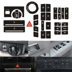 1 Set Headlight  Adjustment Button Sticker Repair  Worn Knob Switch For A2 96-03  Radio Clima ESP Button Repair  Decal Sticker