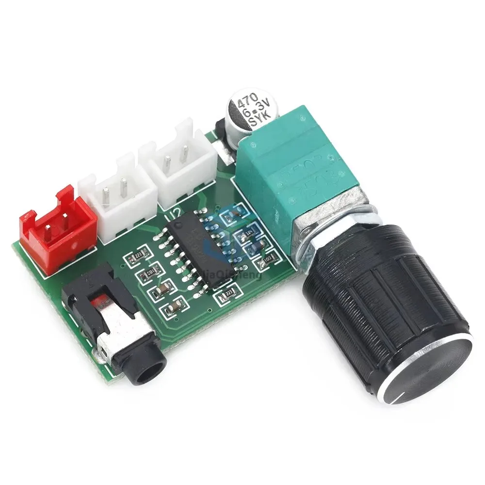 XH-A157 Digital Amplifier Board PAM8403 with Volume Knob Aux Input USB 5V Power Supply Dual 3W Output