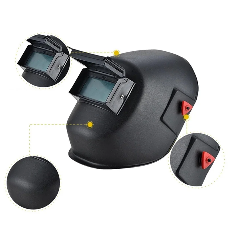 AT19-قناع لحام فليب نوع عدسة ل - مراجعة Dust Mask Construction وسعره