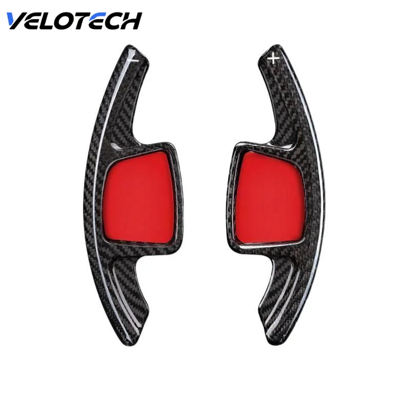 

For 2019 Audi A7 A4 A6 A3L Real Carbon Fiber Car Steering Wheel Gear Shift Paddle Shifter Extension Replacement