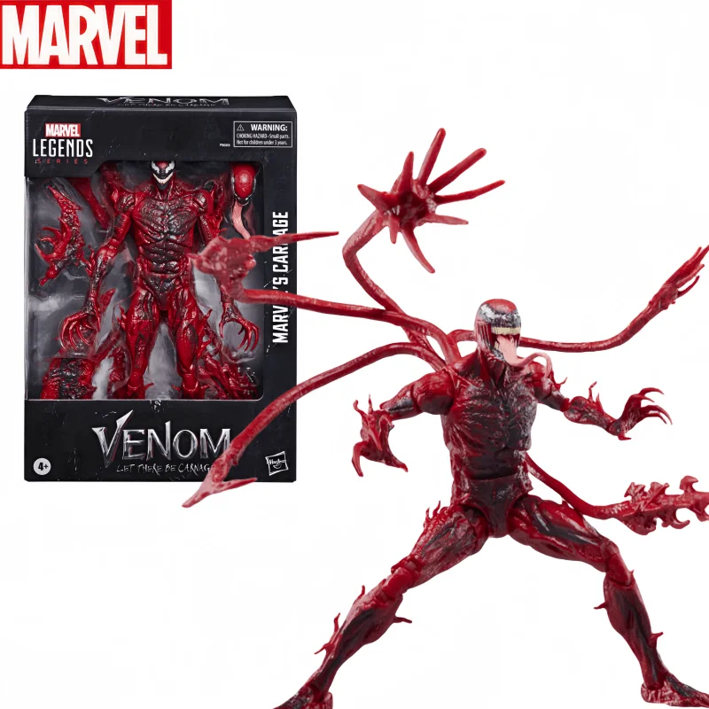 Nuevo en Stock Marvel Legends Series Carnage, Venom 2: Let There Be Carnage Deluxe figura de acción coleccionable de 6 pulgadas regalo