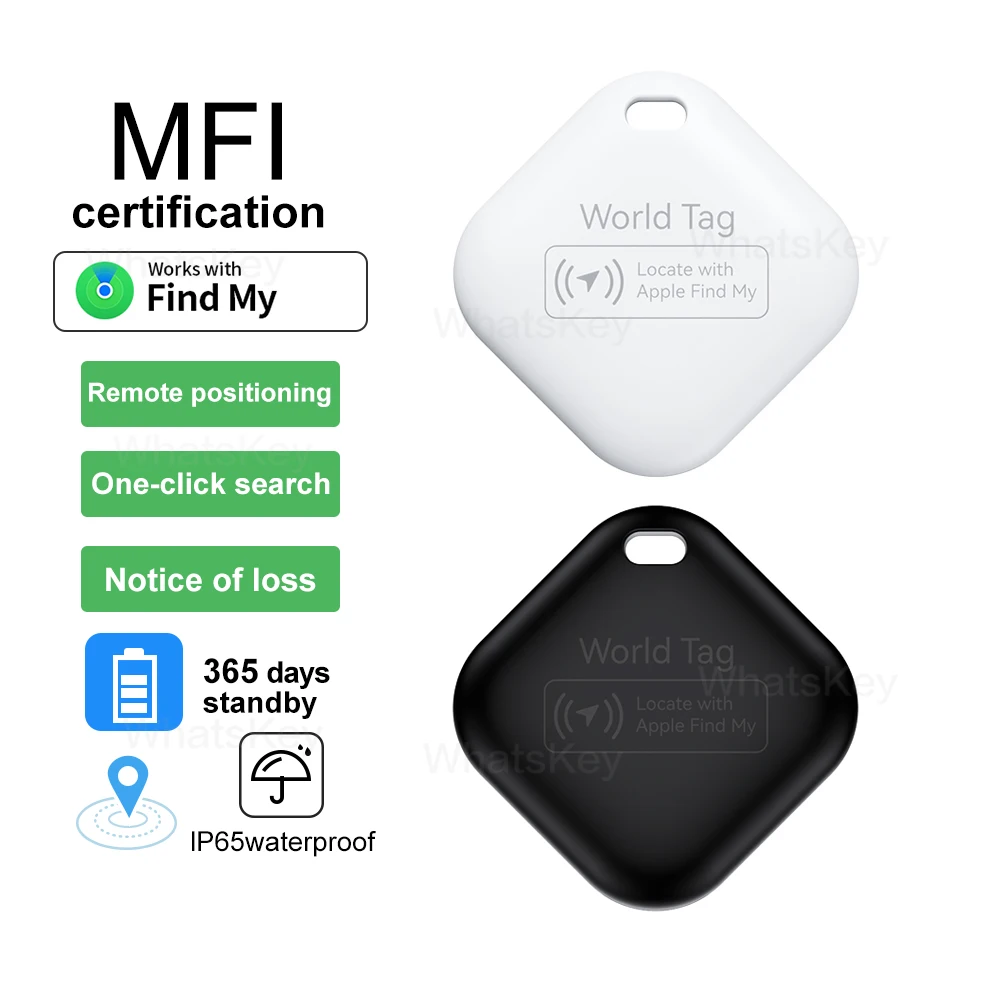 Mini Tracker z Apple Find My GPS Tracking Bluetooth Device Smart iTag Child Finder Pet Car Lost Tracker IOS System Key