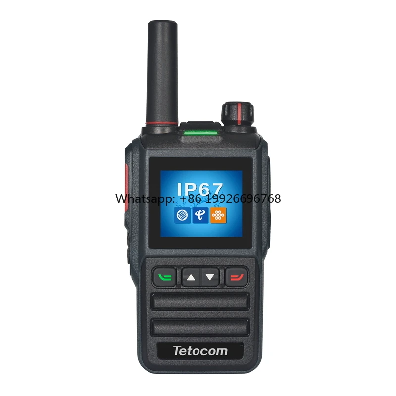 

Водонепроницаемый IP67 4G PoC LTE Глобальная сетевая радиозащита Голосовая запись AI Шумоподавление IP рация ES900 м