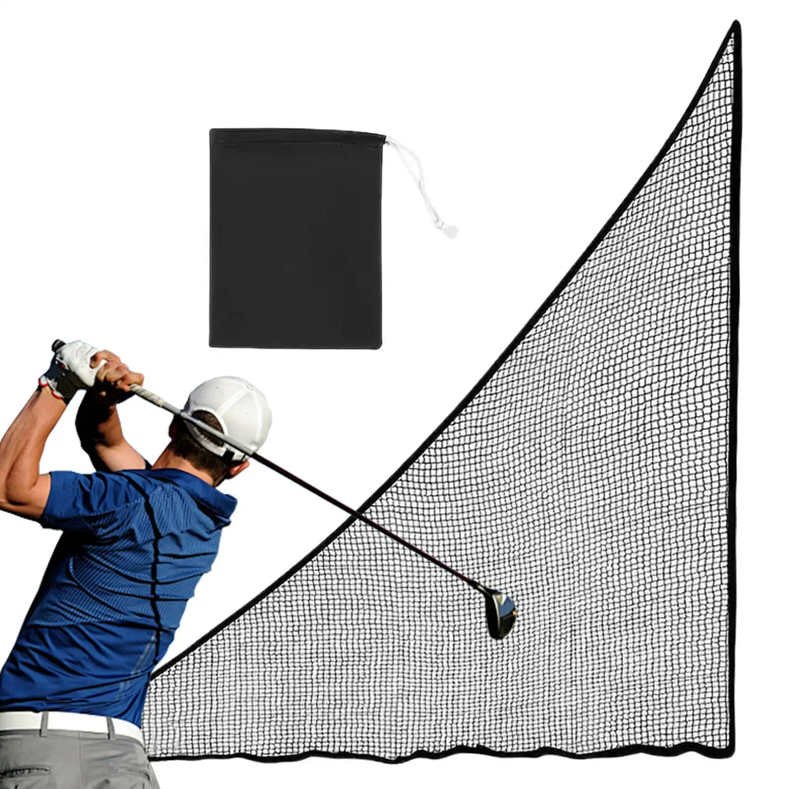 جولف سوينغ الكرة حجب الجانب صافي حاجز المعاوضة جولف ضرب شبكات جانبية جولف ضرب عرقوب صافي مرفق للجولف البيسبول #2