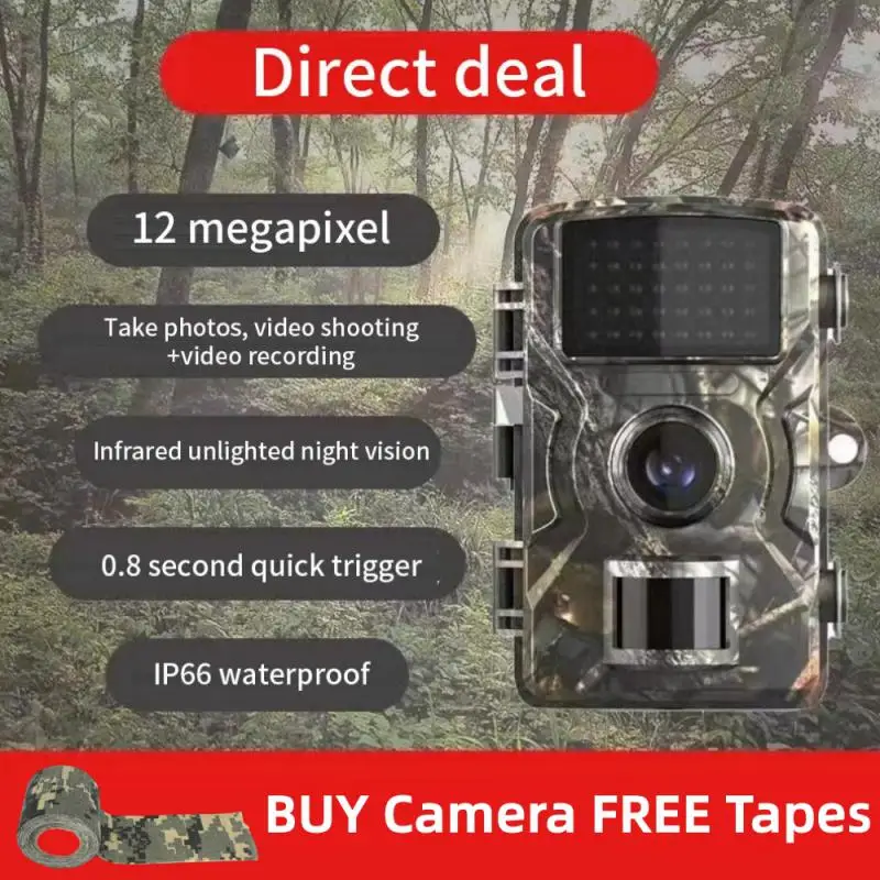 【BUY Camera FREE Tapes】Hunting Trail Camera 16MP 1080P 940nm Infrared Night Vision Motion Activated Trigger Cams Wildlife Photo