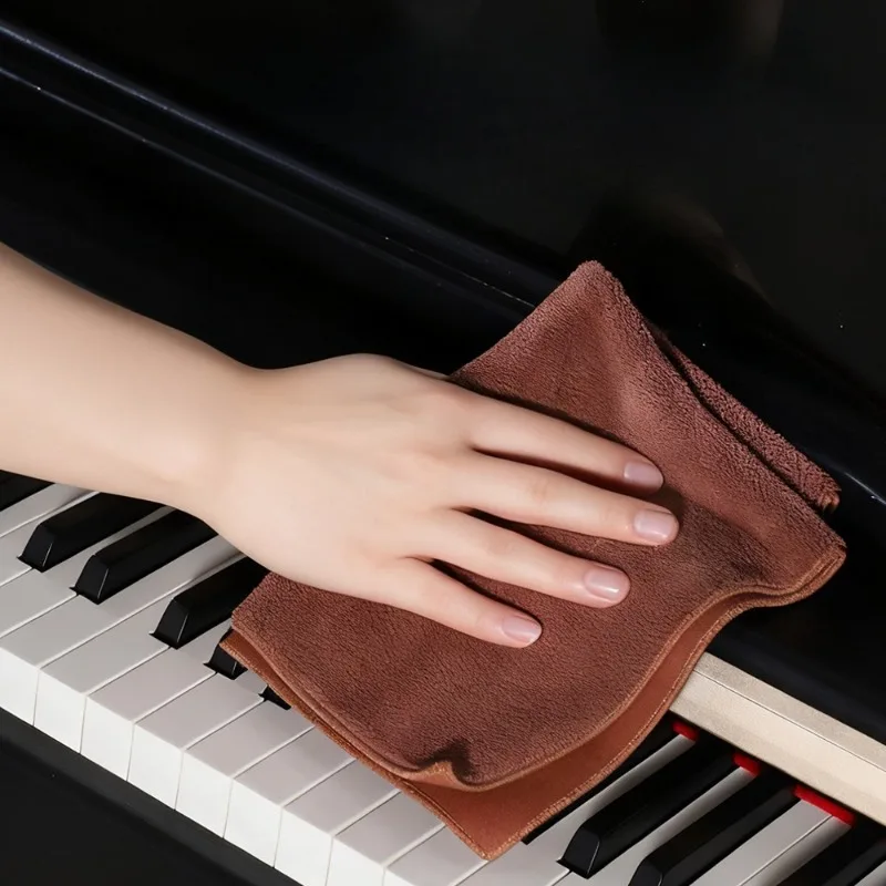 Musical Instrument Wipe Cloth Guitar Piano Guzheng Erhu Maintenance Cleaning Cloth Wipe String Cloth