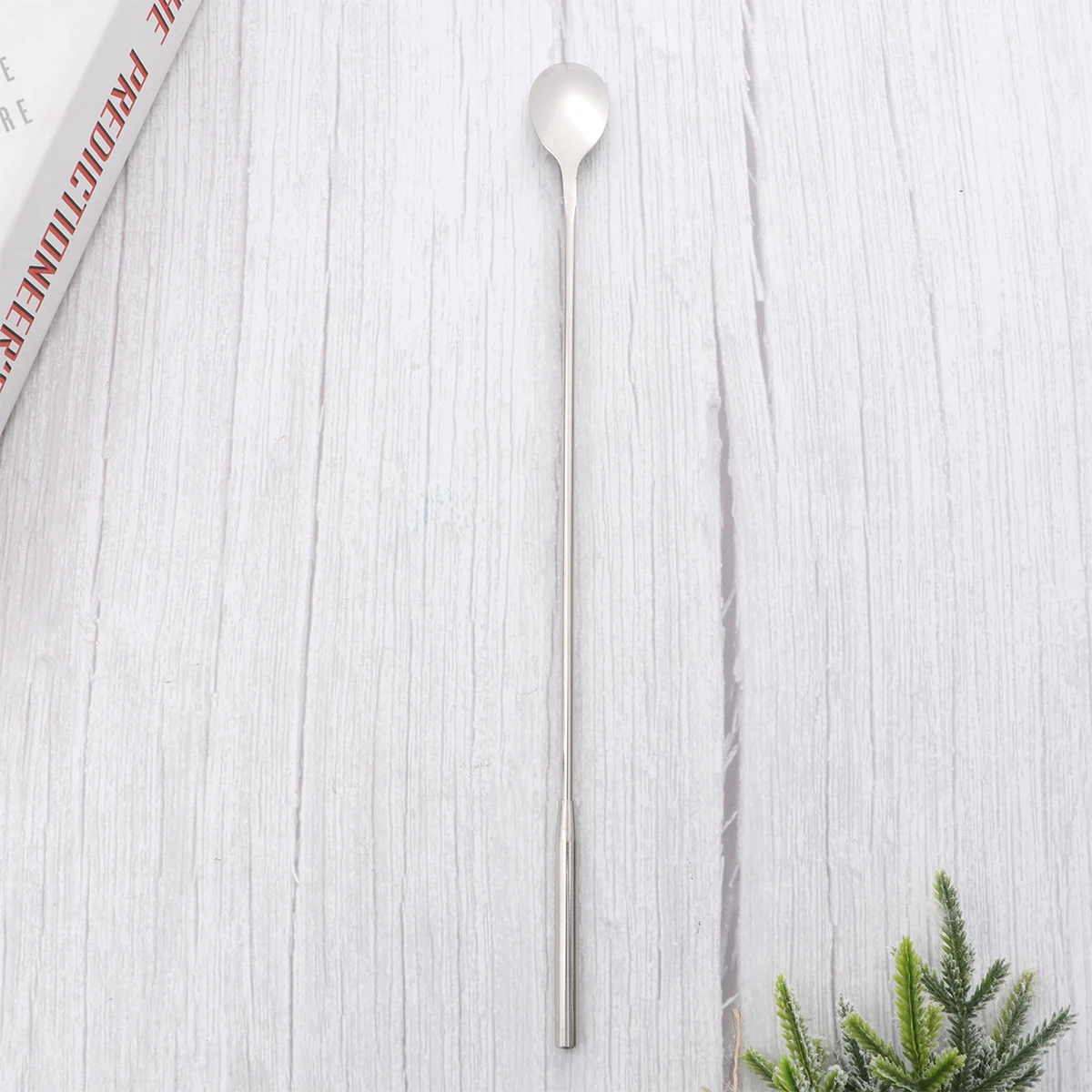 

Scoops Stainless Steel Mixing Spoon Handle Silver Cocktail Stirring Spoons