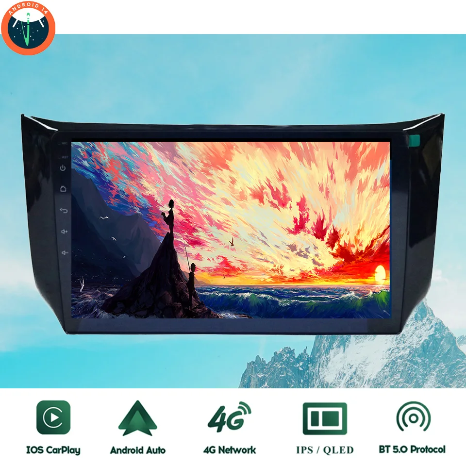 10.1'' Android 14.0 8G Ram Car DVD Radio Stereo Multimedia HU For Nissan Sylphy 2012 - 2018 Autoradio DVD Cassette Carplay DSP