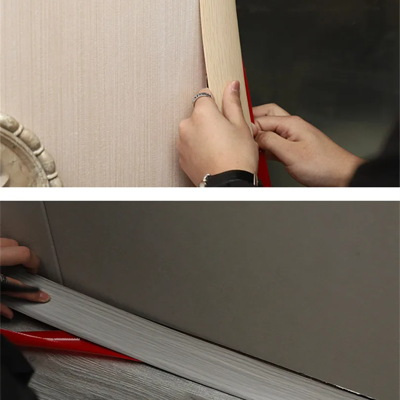 2M Self-adhesive Seam Strip Anti-collision Door Protector Threshold Edge Trim for Living Room Ceiling Wall Stickers Decorative