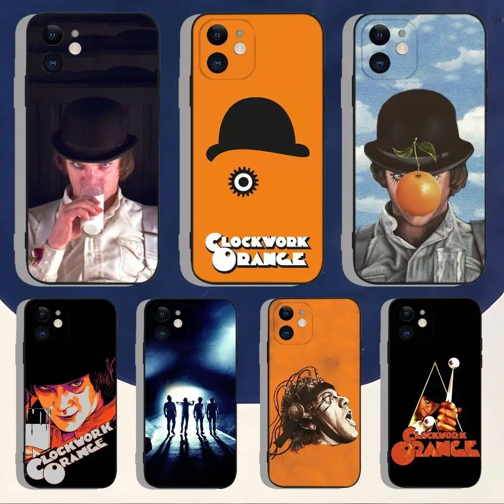 

A Clockwork Orange Phone Case For iPhone 16,15,14,13,12,11,Pro,Max,Plus,X,XS,XR,SE,8,7,Mini,Soft Silicone Black Case