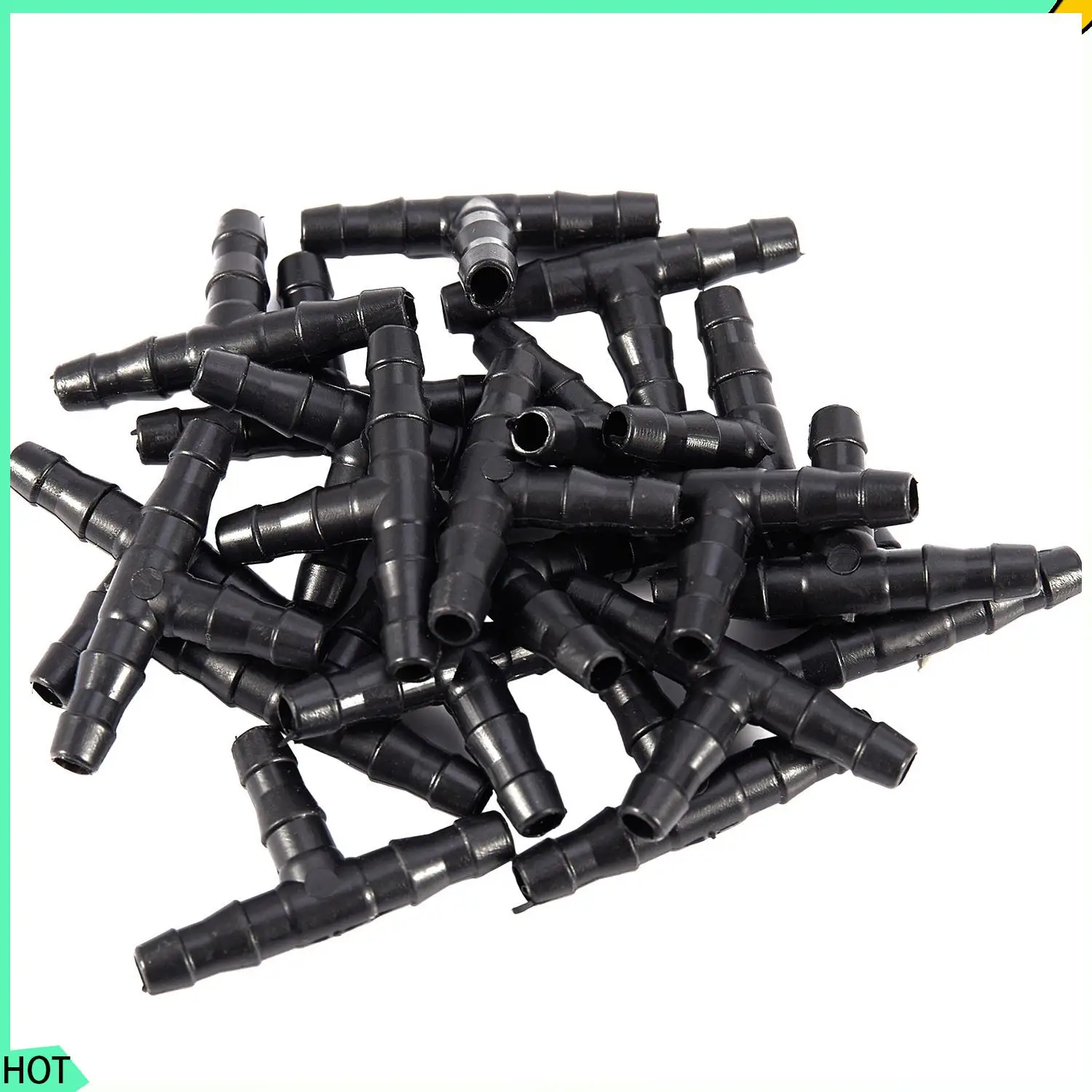 

AWAH 20 м 4/7 мм шланг садовая водяная труба для микроуригации с 20 шт. тройники с разъемами для садоводства, газона, сельского хозяйства, капельная трубка