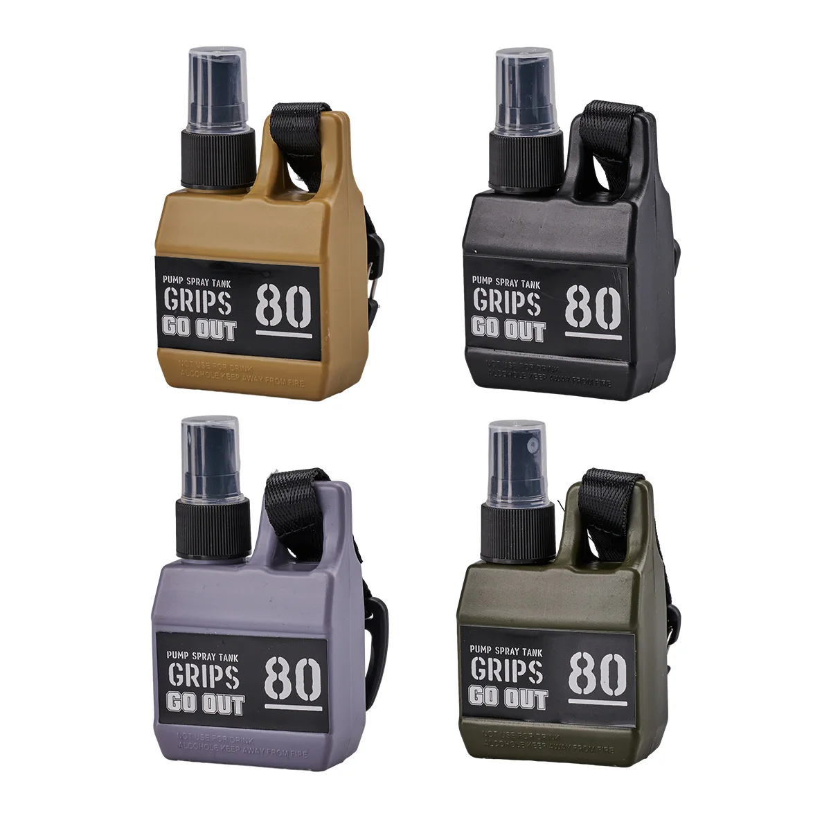 

Многофункциональный распылитель для улицы, портативный походный горшок с пряжкой, бутылка для дозирования спирта для дикого кемпинга, пустая бутылка