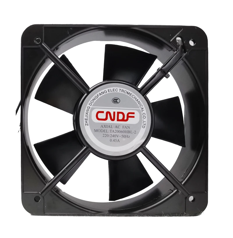 

TA20060HBL-2 220/240V 0.45A 50/60Hz 200x200x60mm 20060 AC Cooling Fan