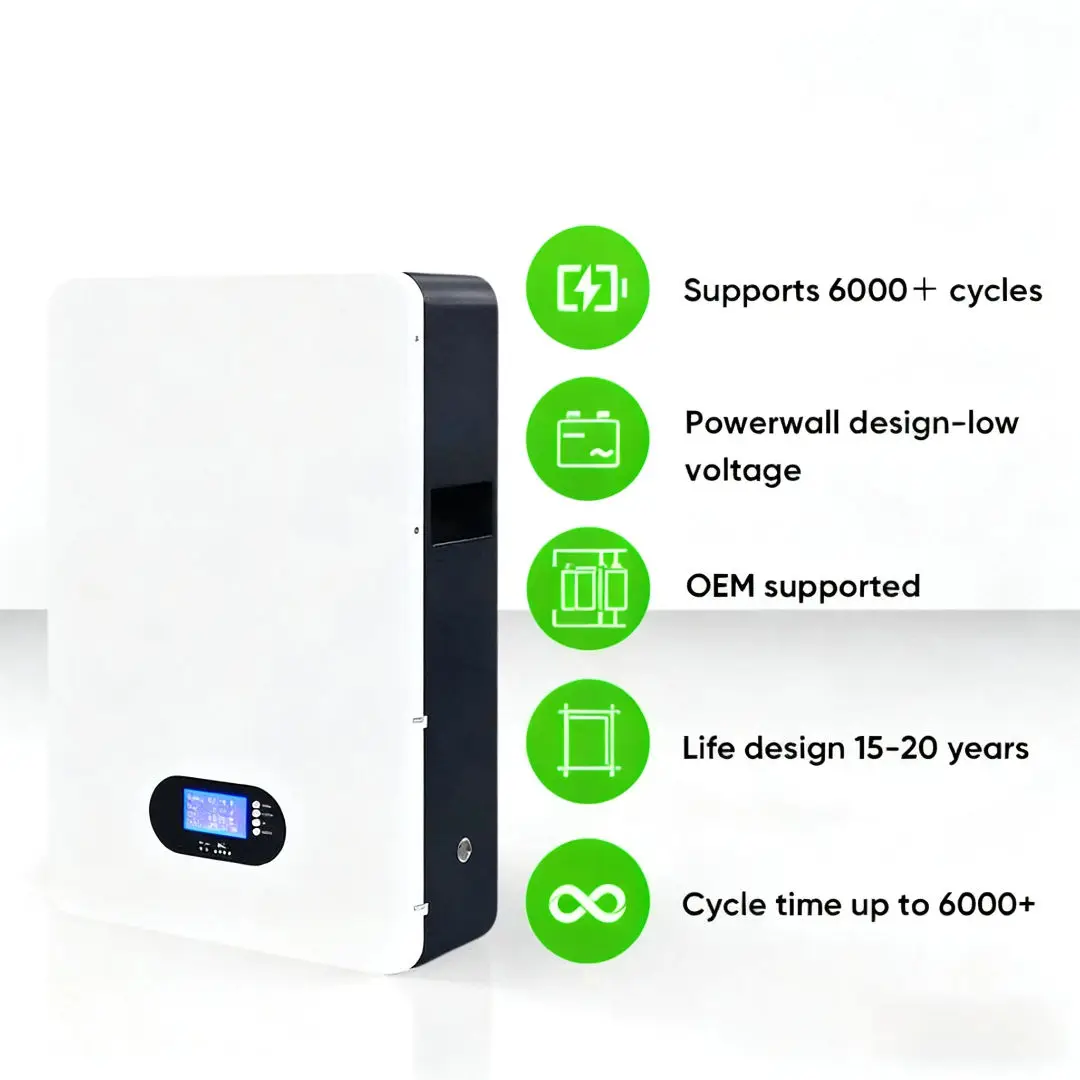Factory Price OEM Service 51.2V 280Ah Wall Mounted Solar Lithium Lifepo4 Battery for Home Use Long Life Use