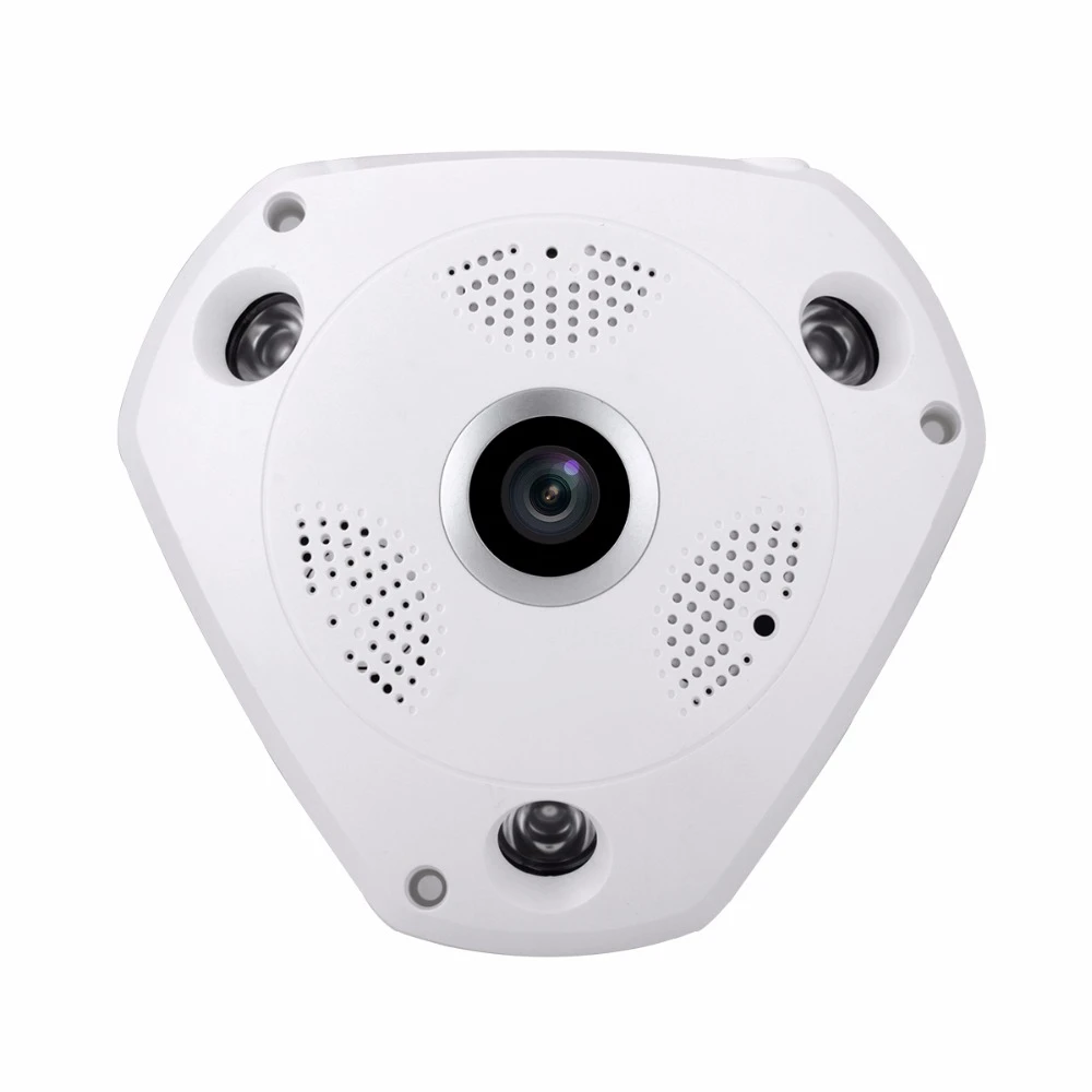 5MP Wireless IP Dome Camera P2P iCSee Wifi 180 360 Degree Wide Angle ONVIF Video Audio Surveillance CCTV Camera 20M Infrared