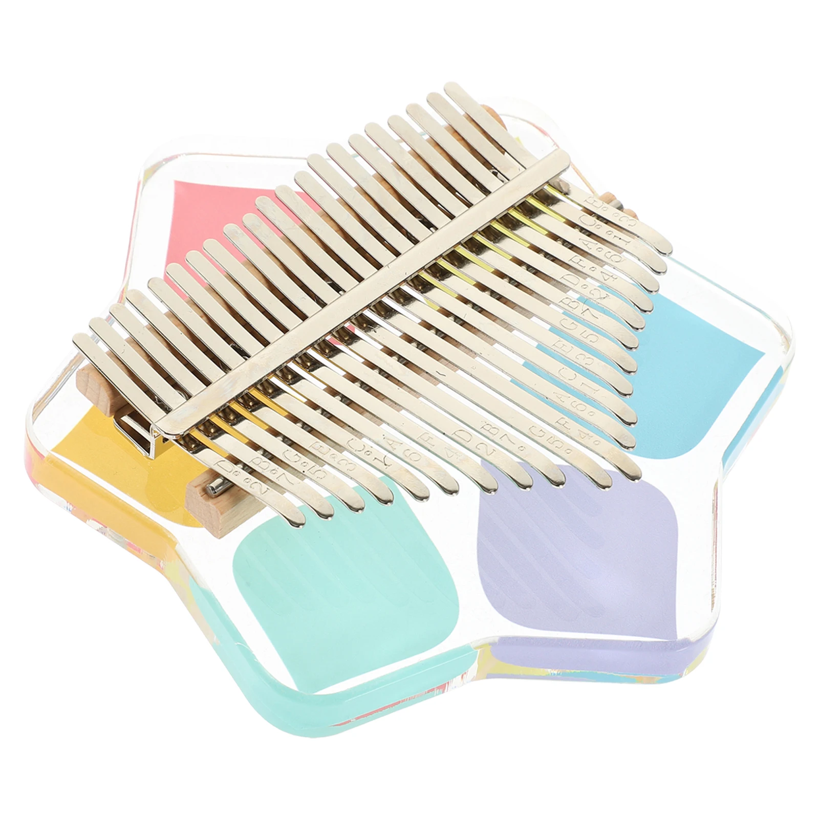 

Thumb Finger Piano for Colorful Acrylic Small Instrument Fingers Adults Hand Kalimaba