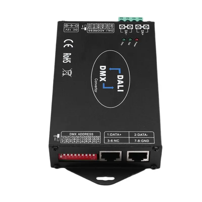 Dmx512 Signal Dimmer Converter Dali To DMX512/DMX To DALI Signal Conversion Controller 12V-48V Led