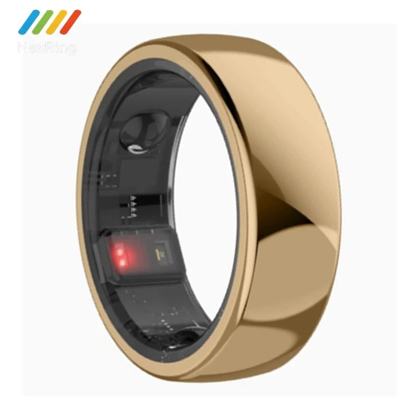 Android Bluetooth Respiration Rate Oximetry Tracker Smart Health Ring For Men Women Phone With Heart Rate Sleep Track