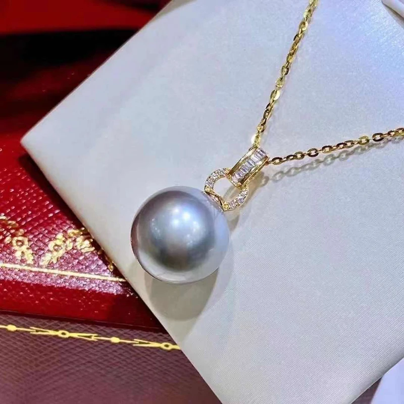 

3 шт. DIY жемчужные аксессуары 925 серебряный кулон пустой держатель, модное золотое серебряное ожерелье кулон с круглыми бусинами 8-12 мм