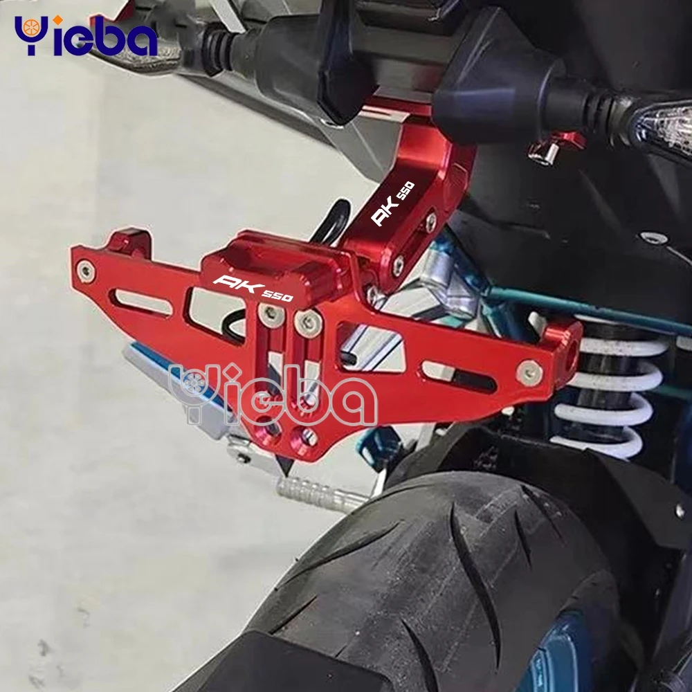 

2024 FOR KYMCO AK550 AK 550 All year Motorcycle Adjustable with LED Light Motorcycle License Number Plate Holder Frame 2022 2023