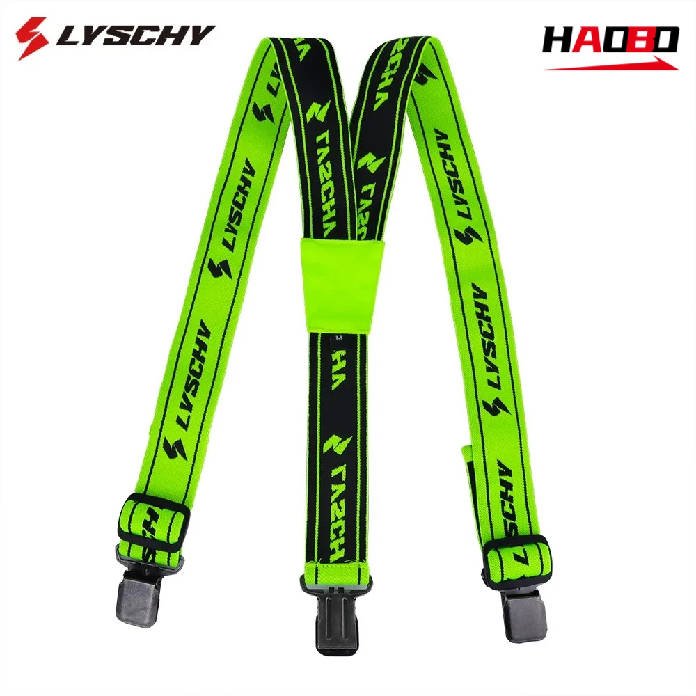 Motorcycle Pants Suspenders Men High Elastic Adjustable Motorbike Motorcross Trousers Straps Adventure Touring Pants Braces 40mm