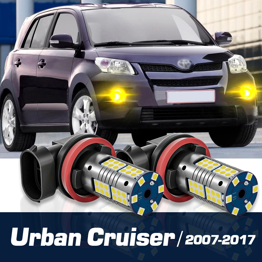 

2 шт. светодиодные противотуманные фары, аксессуары Canbus для Toyota Urban Cruiser 2007-2016 2008 2009 2010 2011 2012 2013 2014 2015