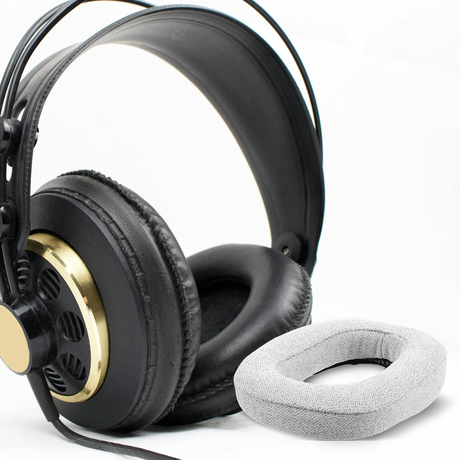 1Pair Headphone Ear Covers Compatible with Logitech Zone Vibe 100 Removable Sponge Cushions for Comfort Protection and Improved