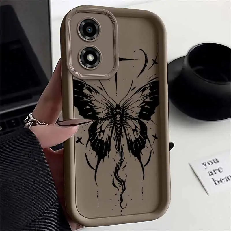 G04 Schwarzer Schmetterling Neue Sky Eye Handyhülle für Motorola G04 G54 G53 G52 G34 G23 G35 G85 G22 G20 G30 G24 G84 G14 G72 G64 Abdeckung – Detail 7