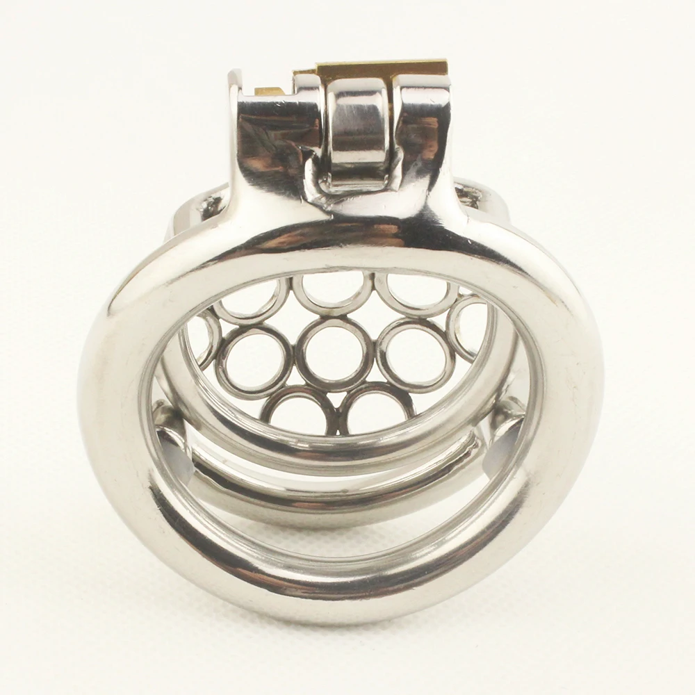 2023 Super Small Stainless Steel Chastity Cage With Removable Urethral Sounds Spiked Ring Male Chastity Device For Men Cock Belt