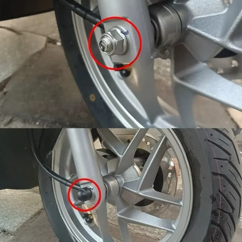 For Honda NPF/SCR/NWX/NWF125 Modified Accessories Front Left Right Axle Fork Shock Absorber Screw Dustproof Water Cap