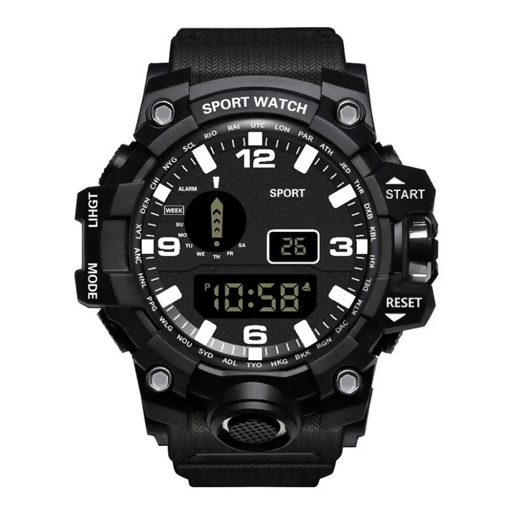High Quality Multifunction Sports Watch Casual Simple Digital Watch Creative Outdoor Sports Electronic Watch Student