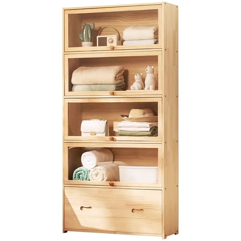 

Locker Locker Multi-layer Bedroom with Cabinet Door Household Figure Display Cabinet