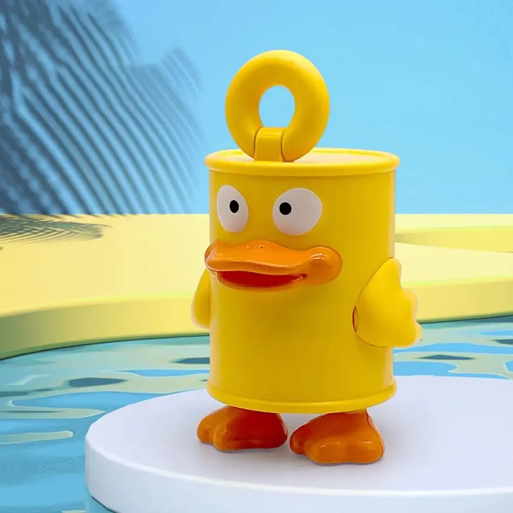 Canned Duck Doll Spraying Duck Water Toy Press Type Simulated Pull Ring Water Spray Toy Large Capacity Long Range