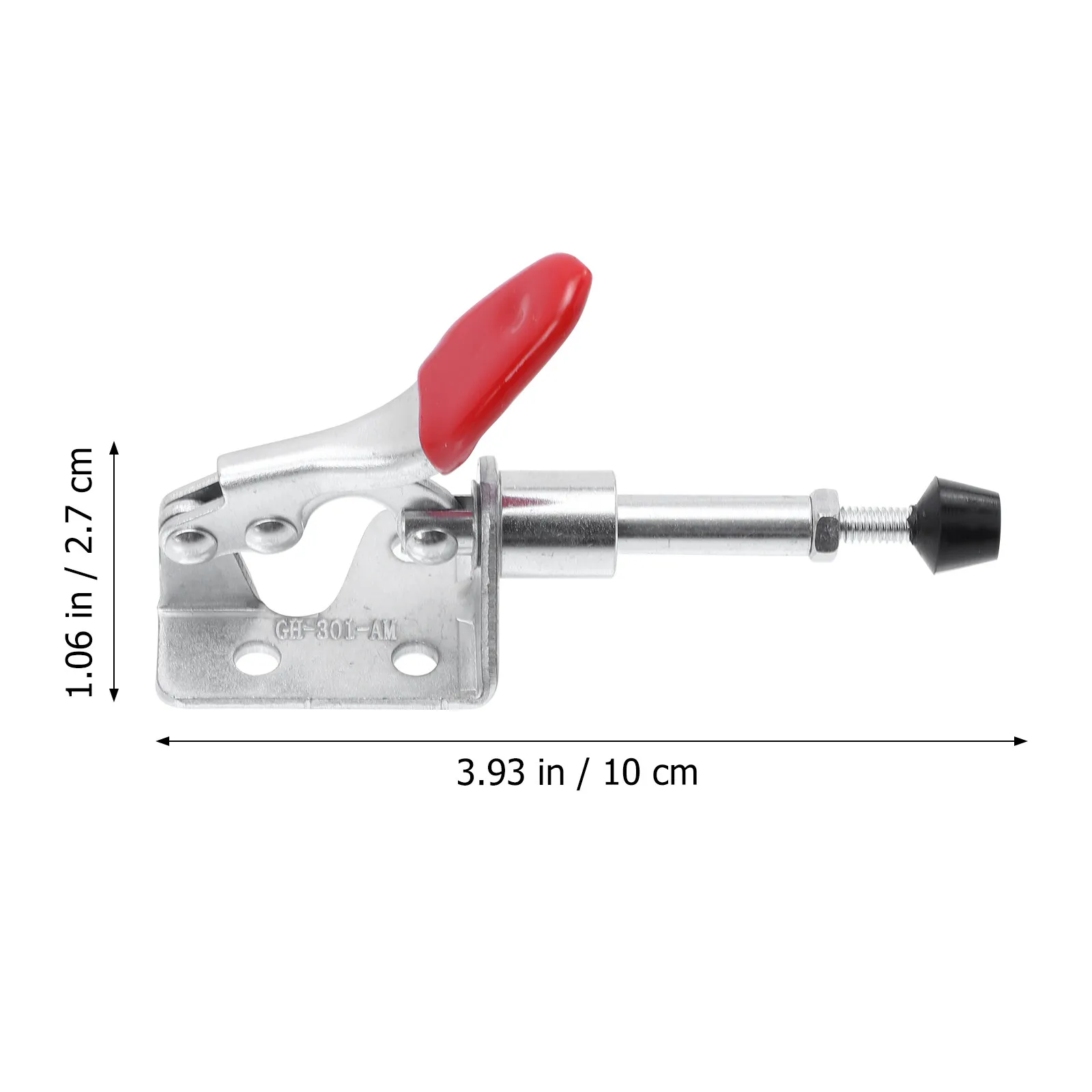 4Pcs Hand Tool Toggle Clamps Iron Straight-Line Action Quick Fast Locking Clips for Smoker Lid Tool Fixtures Jig Making