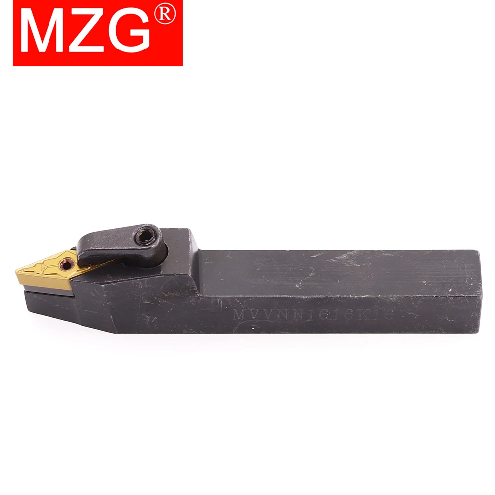 MZG MVVNN1616K16 MVVNN2020K16 MVVNN2525M16 External Turning Tool Holder VNMG Carbide Inserts MVVNN Lathe Cutting Machine Tools