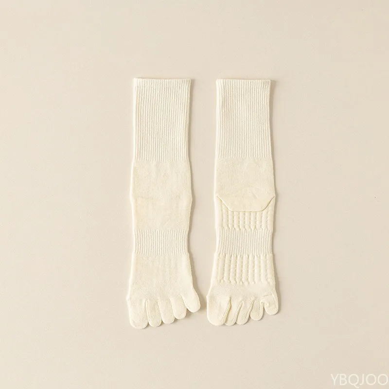 7 pairs of five finger socks  mid tube socks breathable in spring summer sweat absorbing split toe women's  autumn winter socks image 5