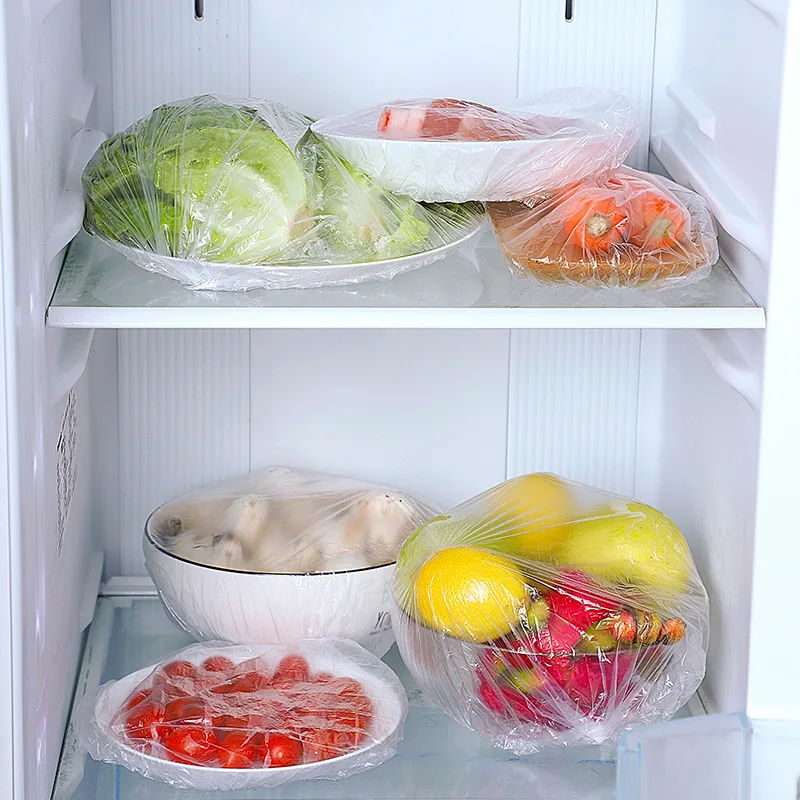 Bolsas de almacenamiento de alimentos reutilizables, cubiertas elásticas ajustables para cuencos, universales, para mantener la comida fresca, para