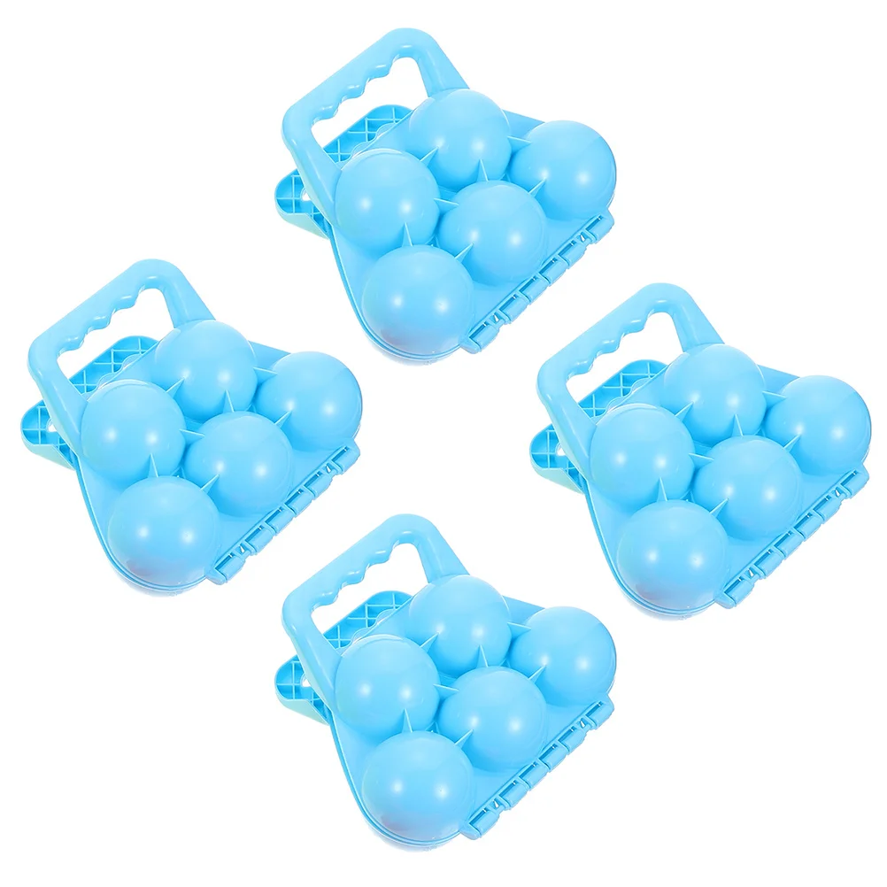 4Pcs Clip Langlebig Komfortable Griff Kinder Winter Outdoor Schnee Bälle, Der Werkzeuge Kinder Winter Schnee Spielzeug
