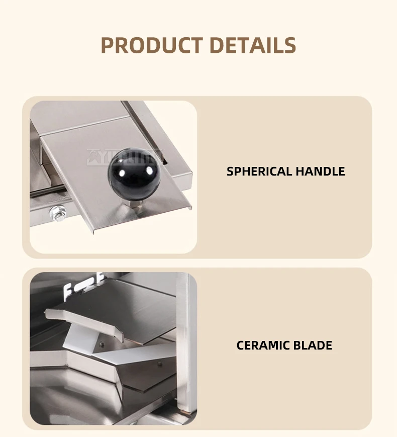 

Машина для идеальной нарезки бургеров и хлеба из нержавеющей стали