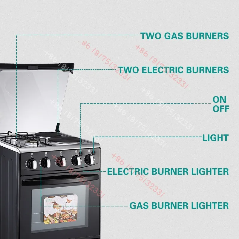 Winningstar European and British 52L electrical integrated multi-function large oven electric oven large capacity