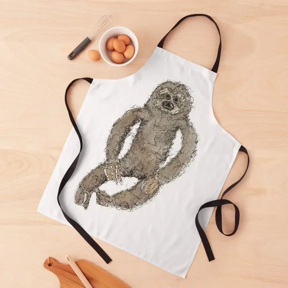 

Sammy the Sloth Apron All For Kitchen And Home Professional Barber Funny Apron