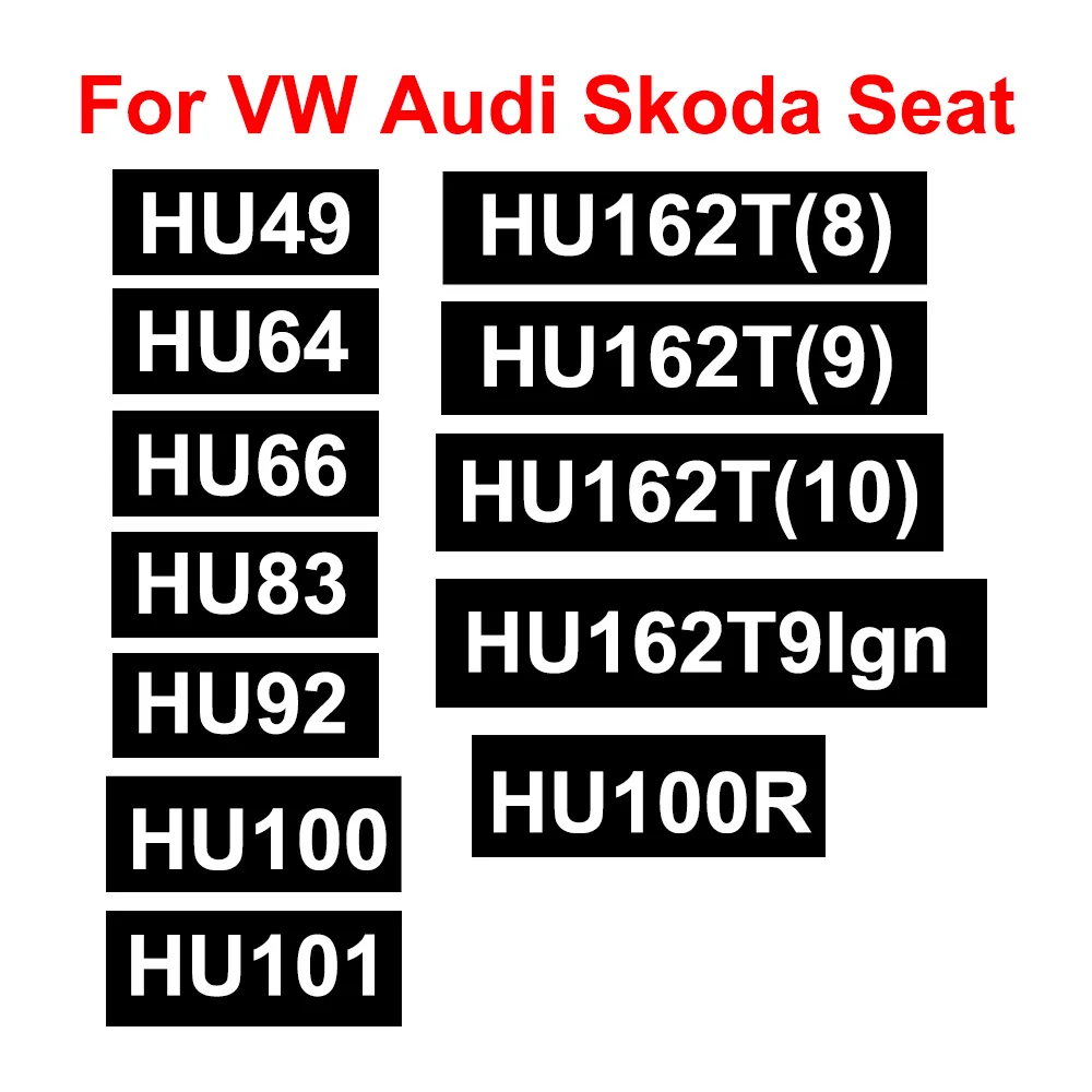 LiShi 2 en 1 2 en 1 2 en 1 HU49 HU66 HU162T(8) HU162T(9) HU162T(10) 8/9/10 herramientas de cerrajería de corte para VW, Audi, Skoda, llaves de bloqueo de coche
