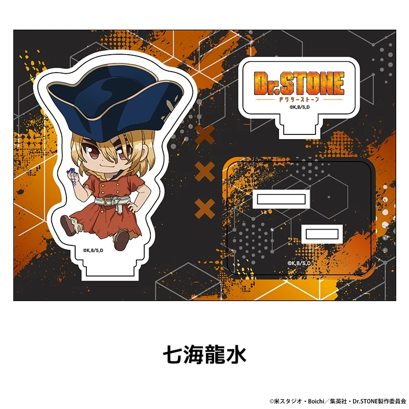 Dr STONE Acrylic Anime Stand Model Plate Decoration Desk Figure Display Fans Girls Gift Cartoon Peripheral Product Tableware