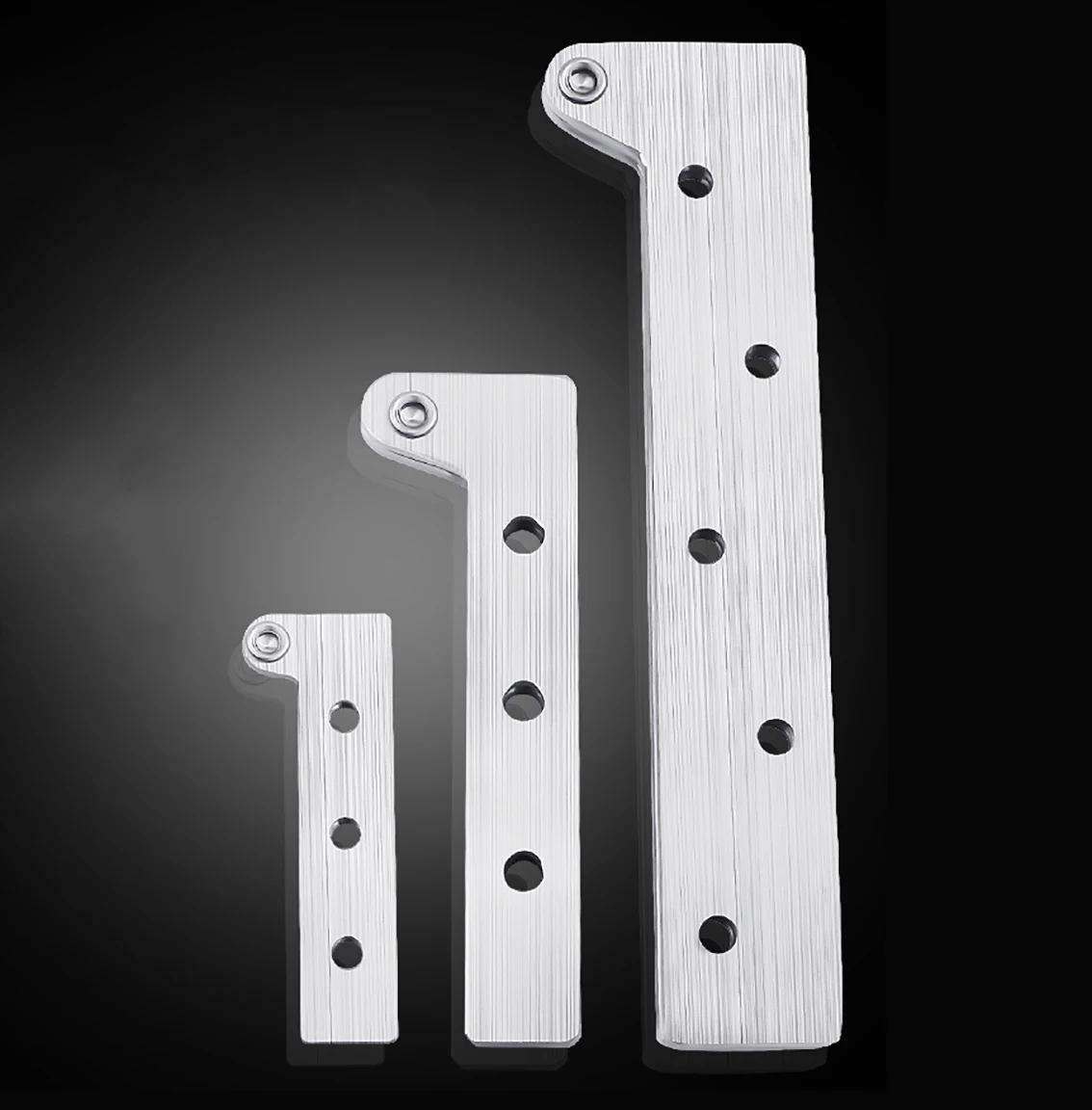 1Pcs 65/100/150mm Thicken Stainless Steel Chicken Mouth Hinge 360 Degree Rotating Door Pivot Hinges Hardware Accessories