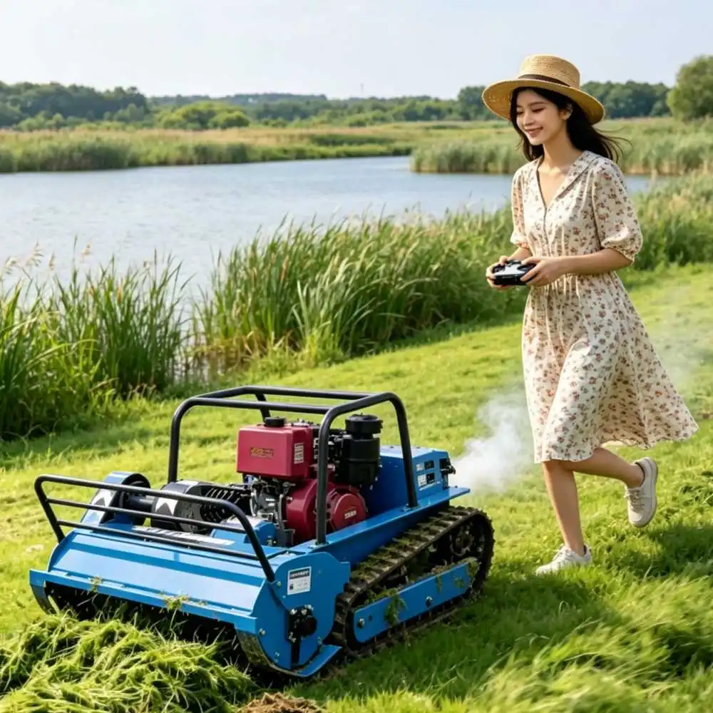Customizable Remote Control Durable and Applicable Robot Lawn Mower Construction 500-800 mm Farm CE Certified Factory Grade