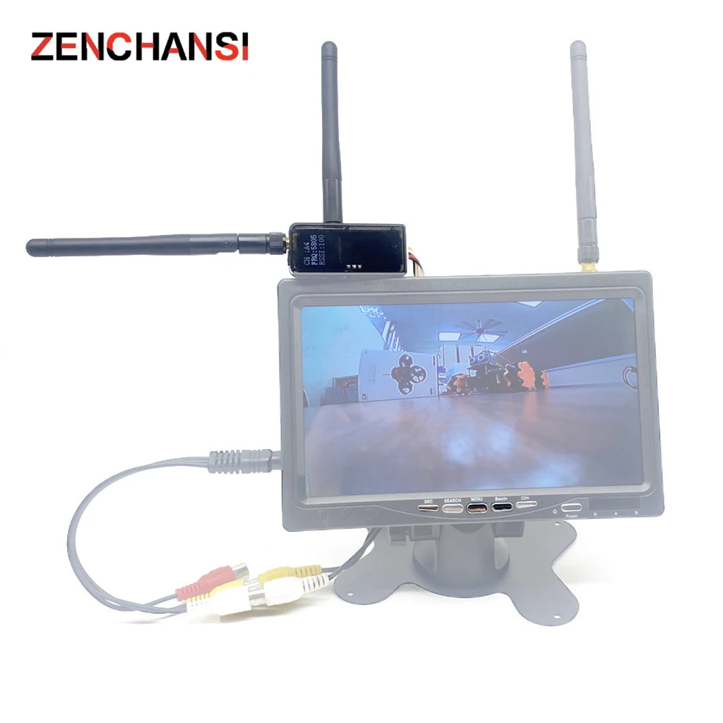 5,8G 56CH 48CH UVC Video-Downlink OTG VR Mobiltelefon-Empfänger + 5,8G 48CH FPV-Empfänger OLED-Display 5-36V SMA für RC-Drohnen – Detail 24